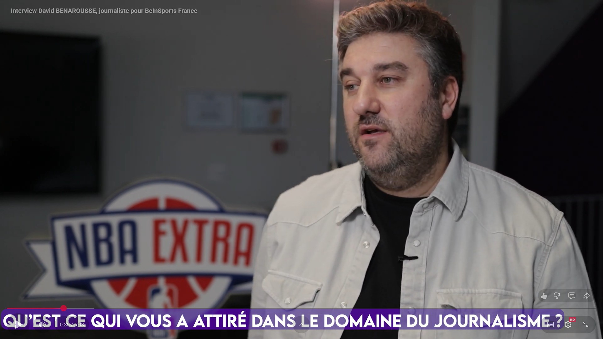 Preview de Interview - David BENAROUSSE, journaliste pour BeIN Sports France