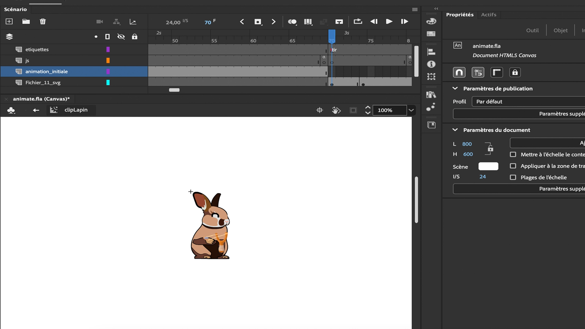 Illustration Animation des &eacute;l&eacute;ments du jeu