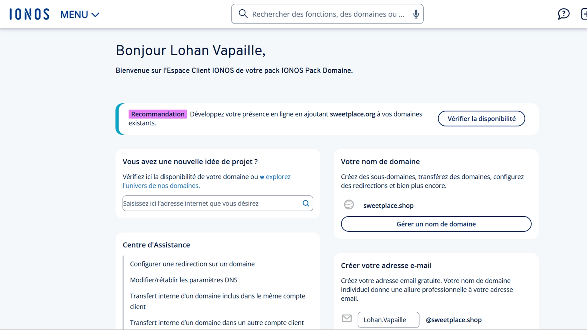 Illustration Mise en ligne du site & achat du nom de domaine