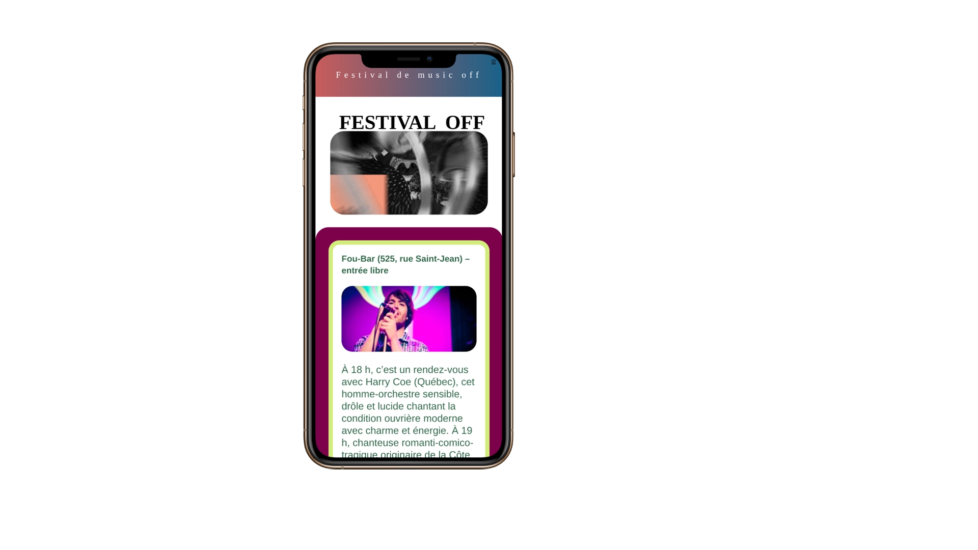 Capture 2 de Festival Off